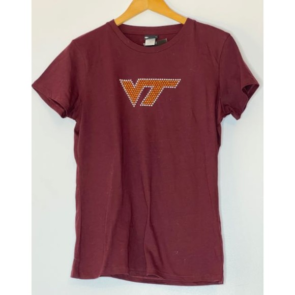 VA Tech T-Shirt. New with Tags. Ladies fitted Sz XL - Picture 1 of 4
